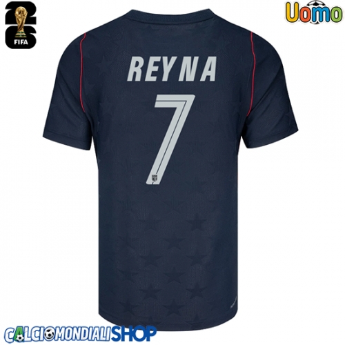 Maglie da calcio Stati Uniti Giovanni Reyna #7 Seconda Maglia Mondiali 2026  Manica Corta